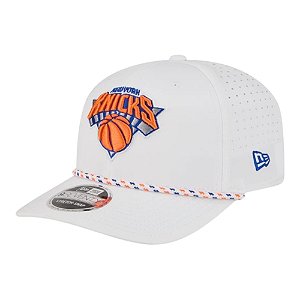Boné New Era 970ss New York Knicks Off White