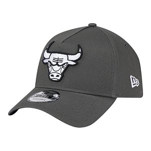 Boné New Era 940 A-Frame Chicago Bulls Cinza Escuro