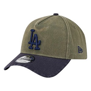 Boné New Era 940 A-Frame Los Angeles Dodger Verde Oliva