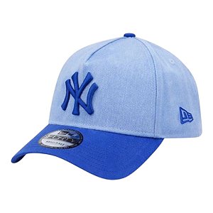 Boné New Era 940 A-Frame New York Yankees Shade Wash Azul