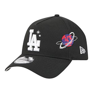 Boné New Era 940 A-Frame Los Angeles Dodgers Planets Preto