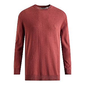 Suéter Reserva Gola Careca Masculino Vermelho Masculino