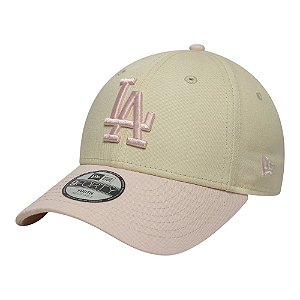 Boné New Era 940 Los Angeles Dodgers League Juvenil Bege