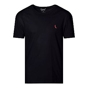 Camiseta Reserva Brasa Pica Pau Bordado Masculino Preto