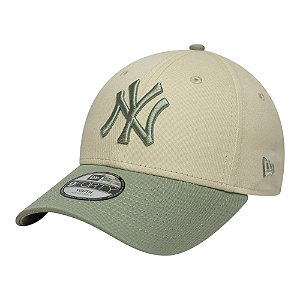 Boné New Era 940 New York Yankees League Juvenil Bege