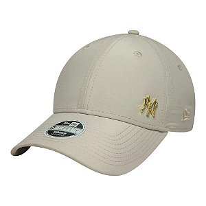 Boné New Era 940 New York Yankees Flawless Bege Feminino