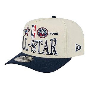 Boné New Era 950 A-Frame NBA All-Star Off White