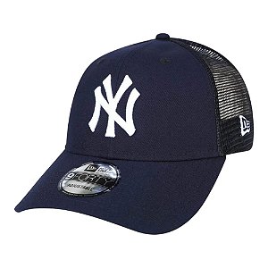 Boné New Era 940snap Trucker New York Yankees Marinho