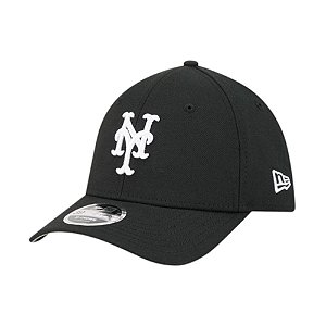 Boné New Era 3930mc New York Mets Preto Masculino