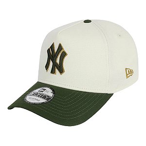 Boné New Era 940A-Frame Metallic New York Yankees Off White