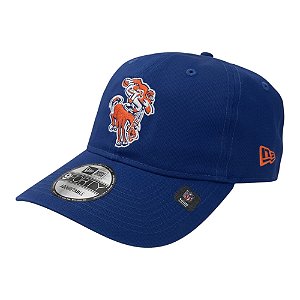 Boné New Era 940 Historic Denver Broncos Majestic Azul