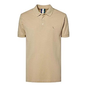 Camisa Polo Reserva Piquet Classica Masculino Bege