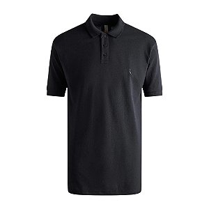 Camisa Polo Reserva Regular Piquet New Basic Masculino Preto