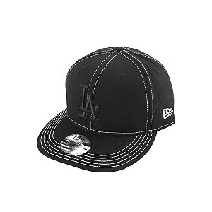 Boné New Era 950Contrast Stitching Los Angeles Dodgers Preto