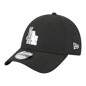Boné New Era 940snap Liquid Metal Los Angeles Dodgers Preto