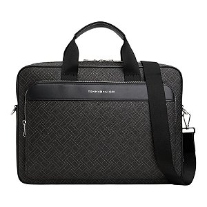 Bolsa Pasta Tommy Hilfiger Flag Monogram Computer Bag 8L