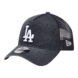 Boné New Era 940AF Trucker Wshd Los Angeles Dodgers Preto