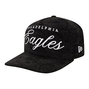 Boné New Era Team Script Philadelphia Eagles Preto Masculino