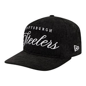 Boné New Era Team Script Pittsburgh Steelers Preto Masculino