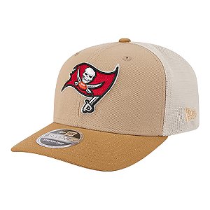 Boné New Era 970ss Trucker Tampa Bay Buccaneers NFL Bege