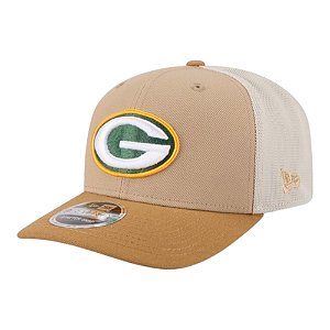 Boné New Era 970SS 2t Trucker Green Bay Packers Bege