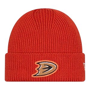 Gorro New Era Skull Knit Anaheim Ducks Masculino Laranja