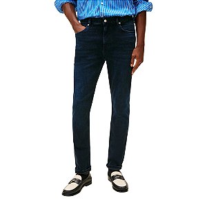 Calça Tommy Hilfiger Slim Bleecker Calder Masculino Azul