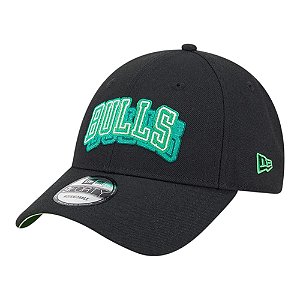 Boné New Era 940snap Chicago Bulls Neon Preto Masculino