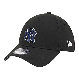 Boné New Era 3930 New York Yankees Preto Masculino