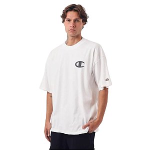 Camiseta Champion Oversized Basket United Off White
