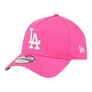 Boné New Era 940A-Frame Los Angeles Dodgers Rosa Masculino