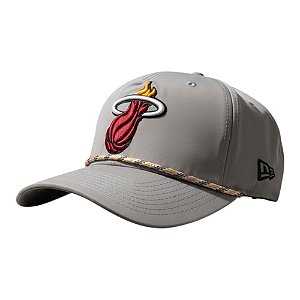 Boné New Era Qs1920 Miami Heat Cinza Masculino