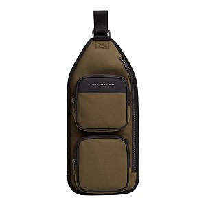 Bolsa Shoulder Bag Tommy Hilfiger Repreve Slingpack Verde