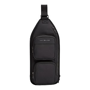 Bolsa Shoulder Bag Tommy Hilfiger Repreve Slingpack Preto