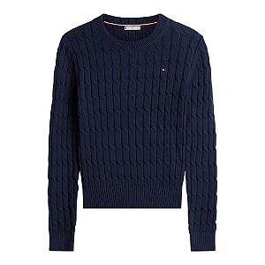 Suéter Tommy Hilfiger Co Cable C-Neck Feminino