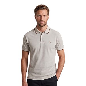 Camisa Polo Reserva Enxuto Friso Unico Masculino Aveia