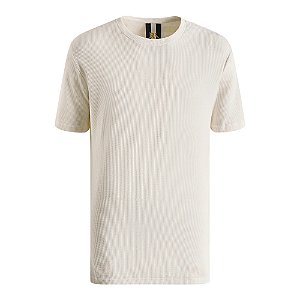 Camiseta Reserva Regular Waffle Masculino Off White