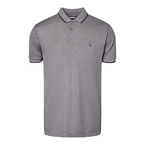 Camisa Polo Reserva Piquet Denali Masculino Cinza