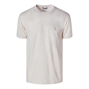 Camiseta Reserva Regular Masculino Linho Natural