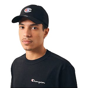 Boné Champion Baseball Six Masculino Preto