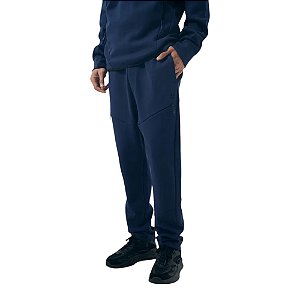 Calça Champion Tech Pants Diagonal Zip Marinho