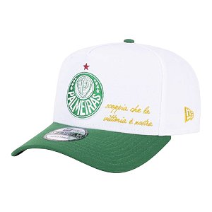 Boné New Era 940 A Frame Soccer Palmeiras Branco Masculino