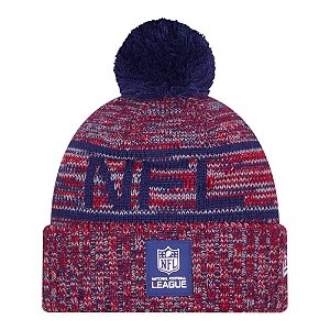 Gorro New Era Slcw Sport Knit NFL Masculino Azul e Vermelho