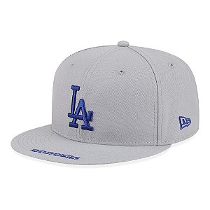 Boné New Era 950 Visor Los Angeles Dodgers Cinza