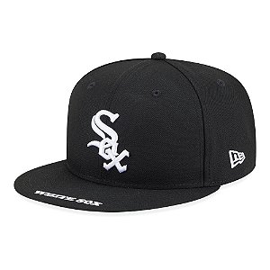 Boné New Era 950 Visor Chicago White Sox Preto Masculino