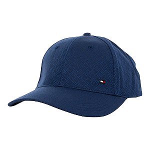 Boné Tommy Hilfiger Flag Jacquard Baseball Masculino Marinho