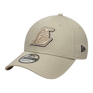 Boné New Era Team Outline 940 Los Angeles Lakers Bege