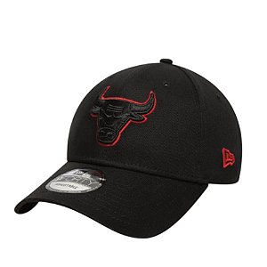 Boné New Era Team Outline 940 Chicago Bulls Preto