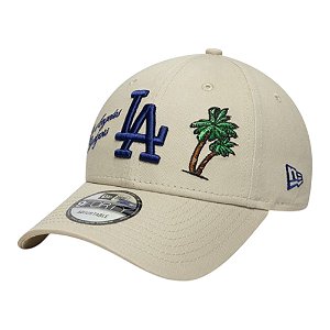 Boné New Era 940 Los Angeles Dodgers Bege