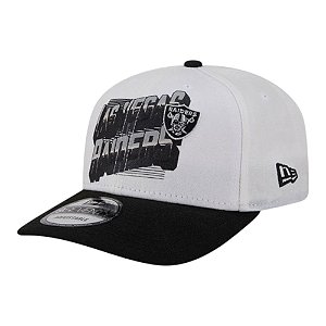 Boné New Era 970 Las Vegas Raiders Branco